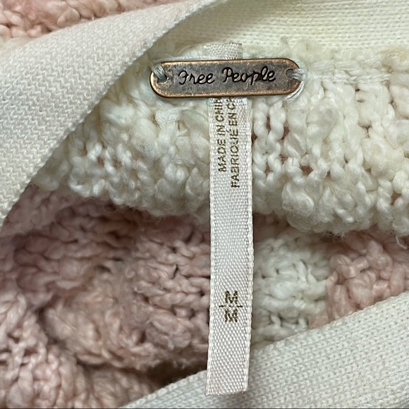 Free People • Striped Songbird Rugby Sweater Sz M - Picture 8 of 8